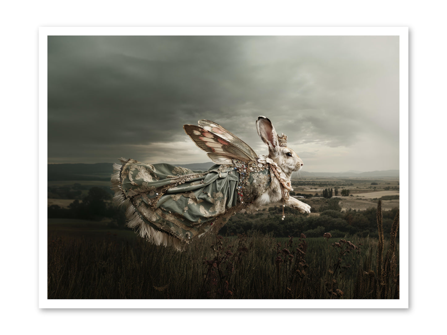 Skywritten Days No.2 -- Loose Canvas Print 40x30