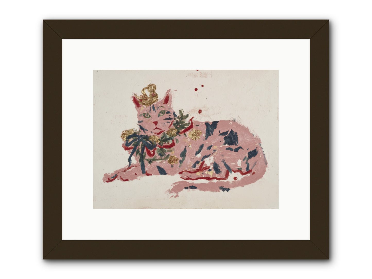Slightly Unraveled Estate -- Framed Print - Black 12x9
