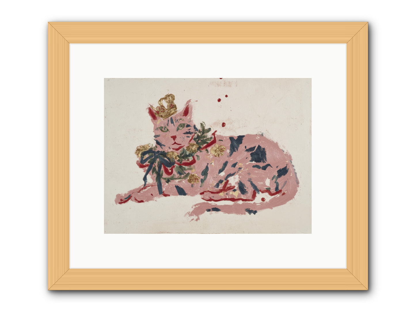 Slightly Unraveled Estate -- Framed Print - Natural 12x9