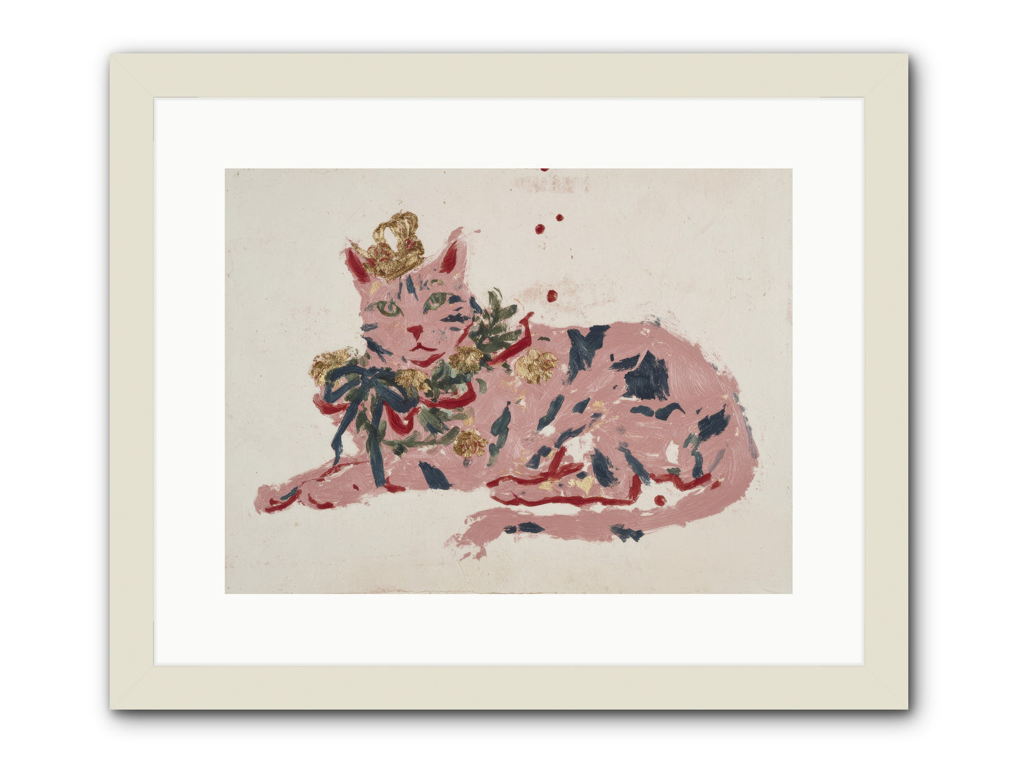 Slightly Unraveled Estate -- Framed Print - White 16x12