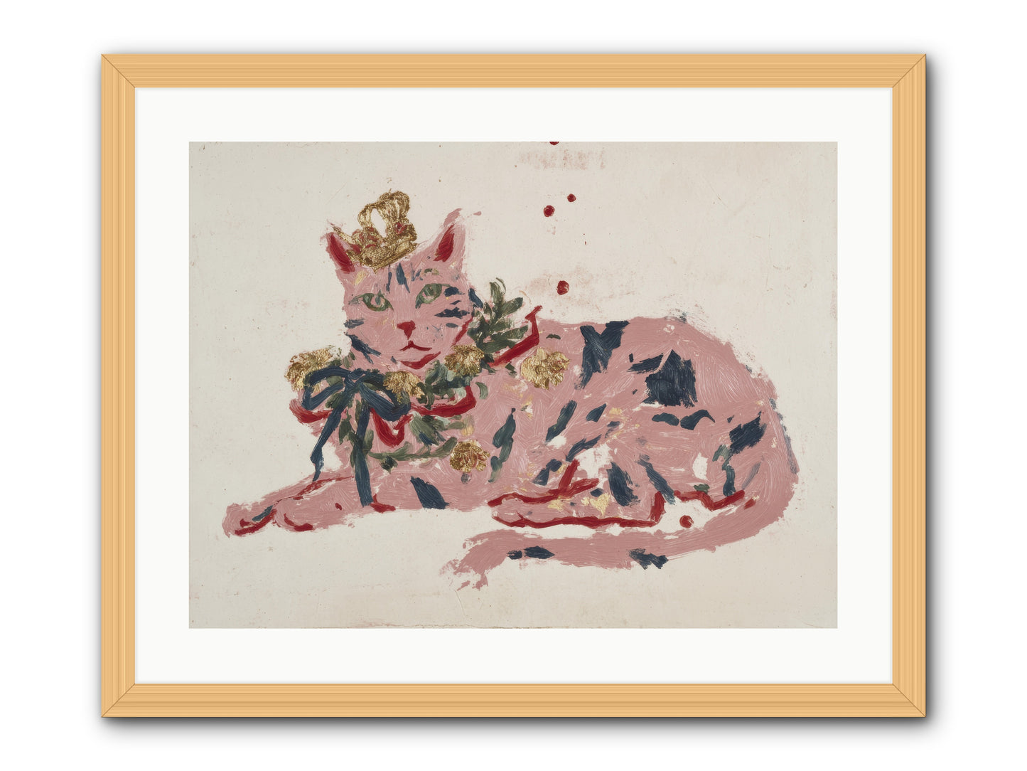 Slightly Unraveled Estate -- Framed Print - Natural 24x18