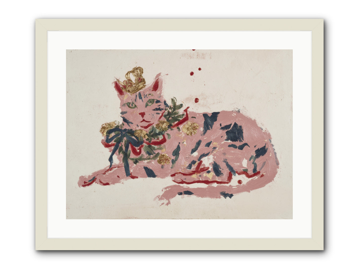 Slightly Unraveled Estate -- Framed Print - White 24x18