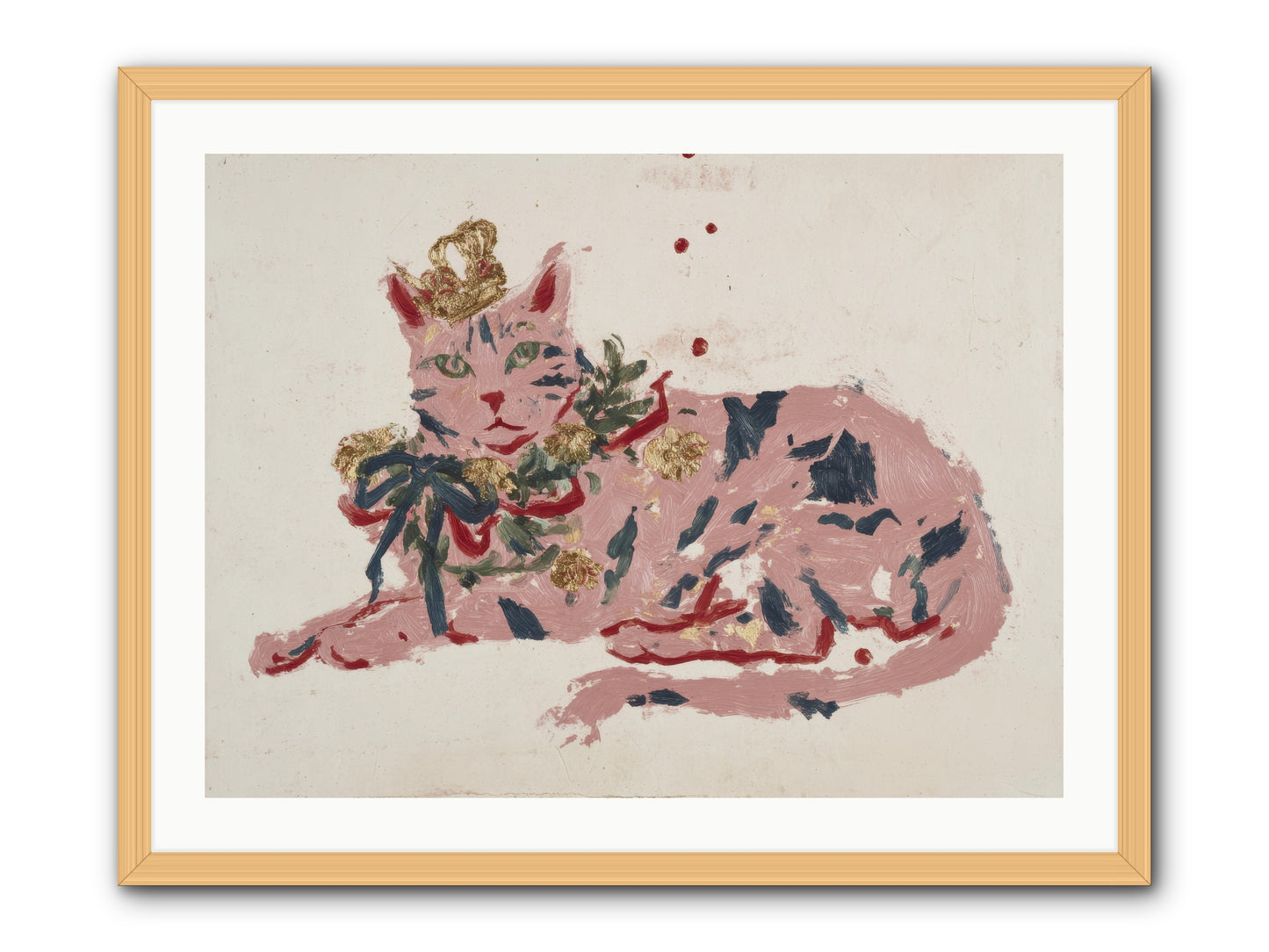 Slightly Unraveled Estate -- Framed Print - Natural 32x24