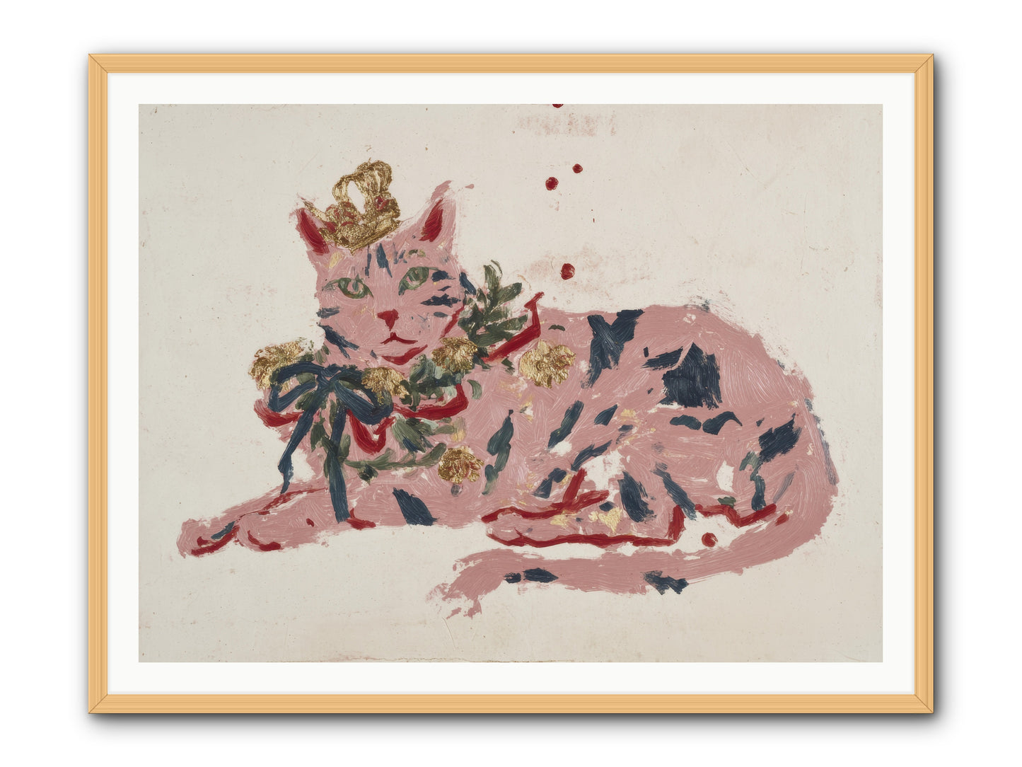Slightly Unraveled Estate -- Framed Print - Natural 48x36