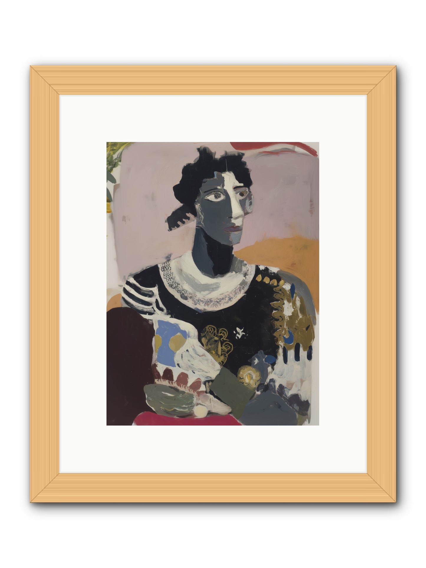Slow Dance -- Framed Print - Natural 9x12