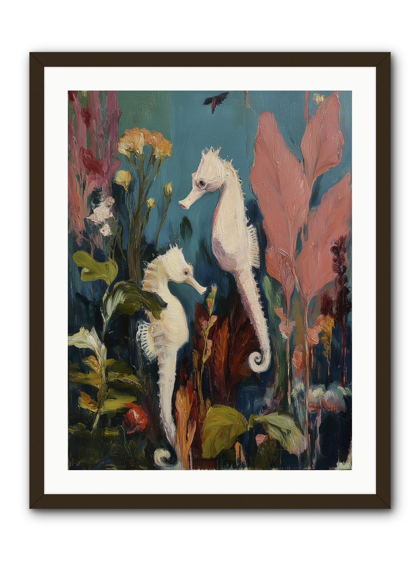 Slow Motion Peace -- Framed Print - Black 24x32