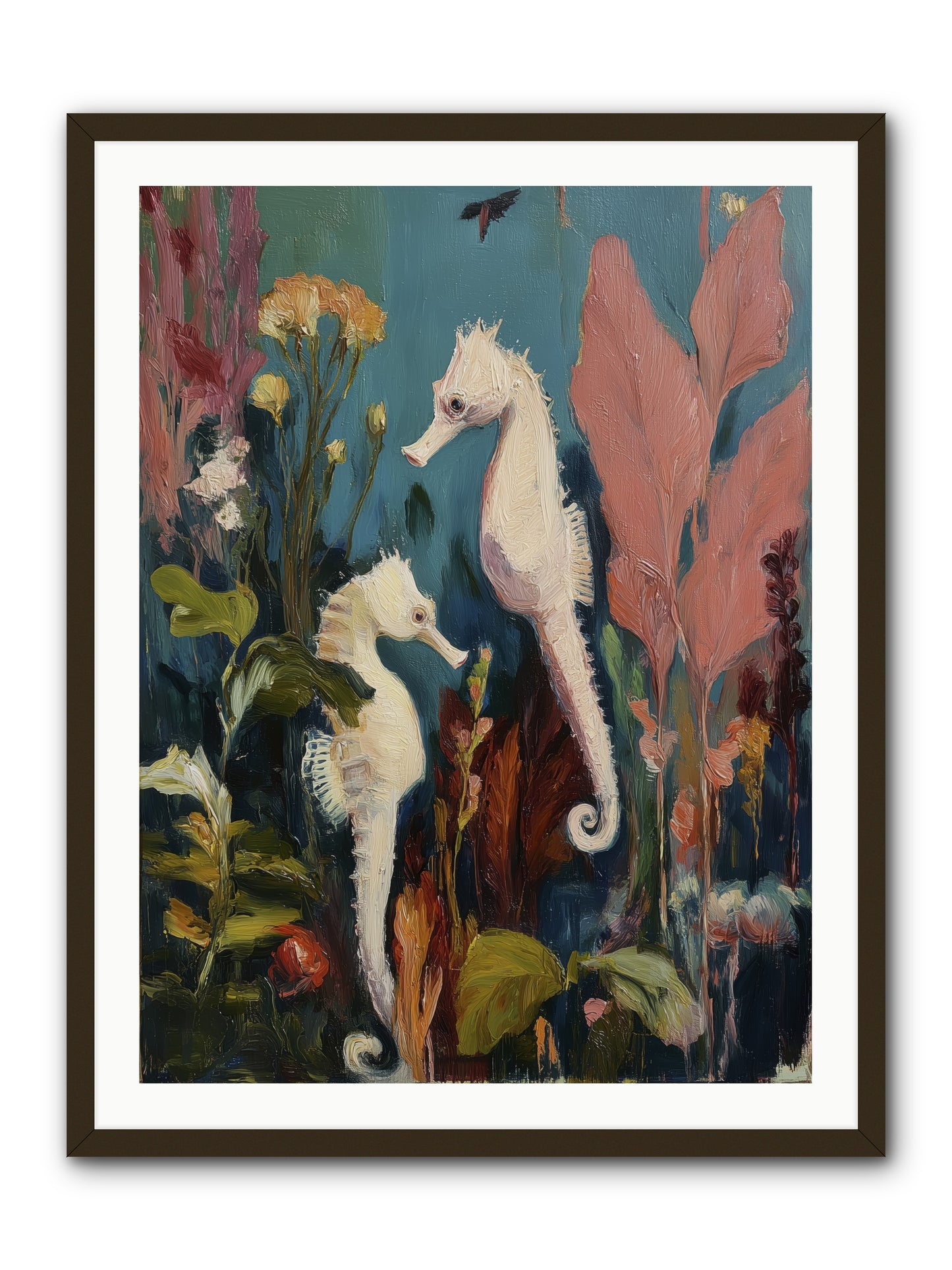 Slow Motion Peace -- Framed Print - Black 30x40