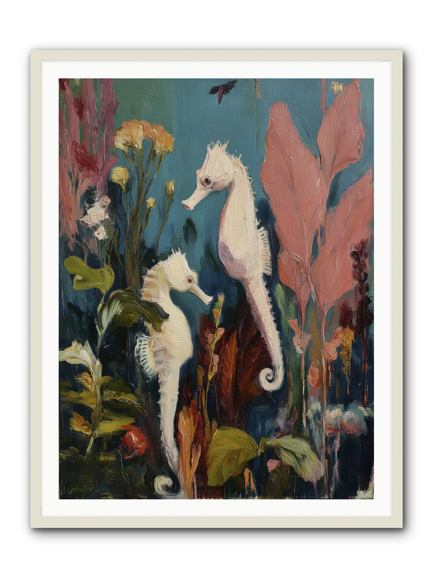 Slow Motion Peace -- Framed Print - White 36x48