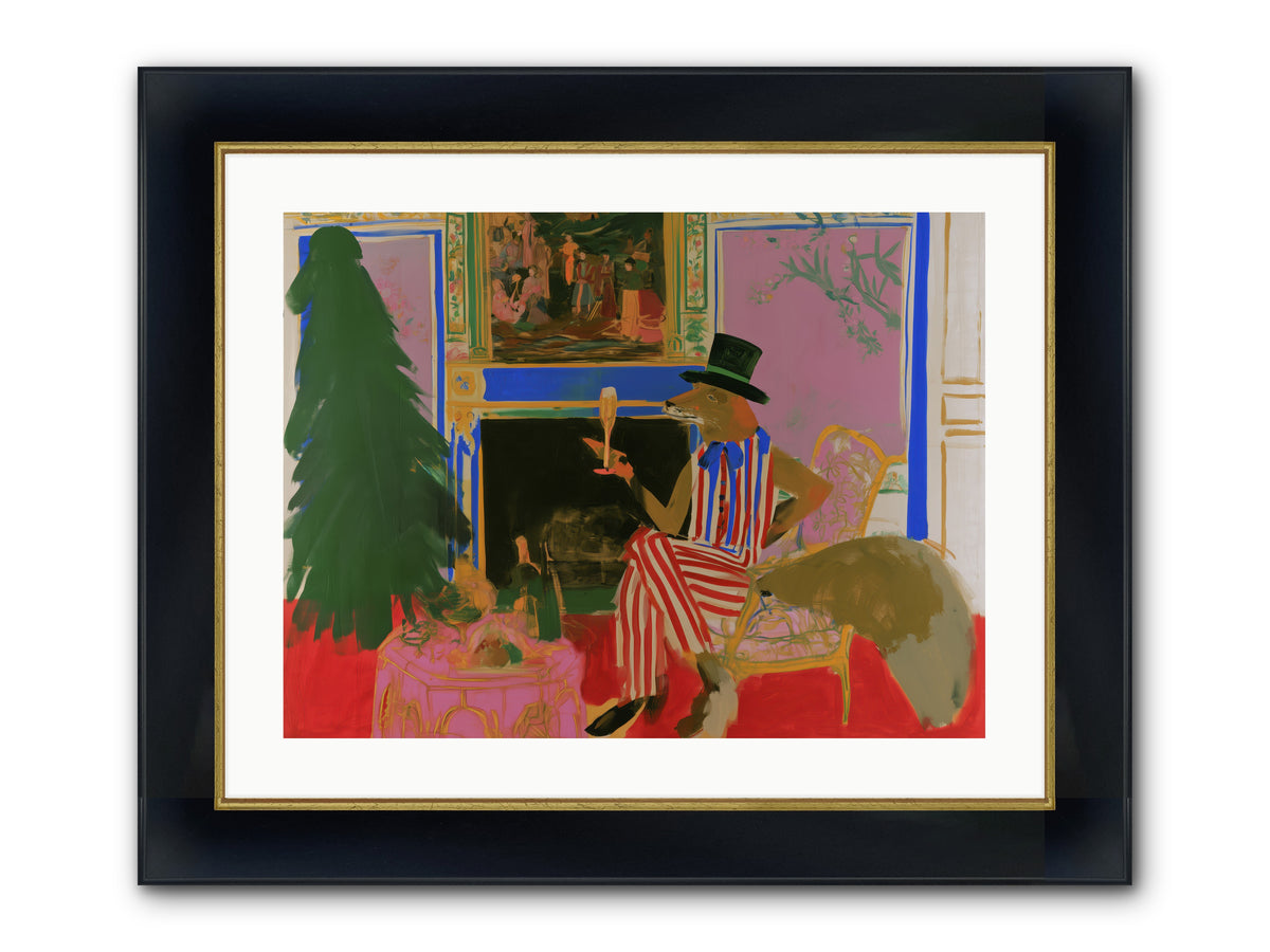 Small Ceremonies of Joy — Small-Ceremonies-of-Joy-24x18-Framed-Print-Wide-Black-w-Gold.jpg