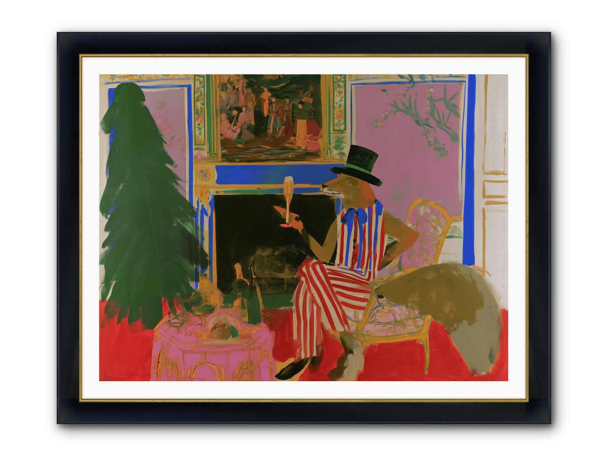 Small Ceremonies of Joy — Small-Ceremonies-of-Joy-48x36-Framed-Print-Wide-Black-w-Gold.jpg