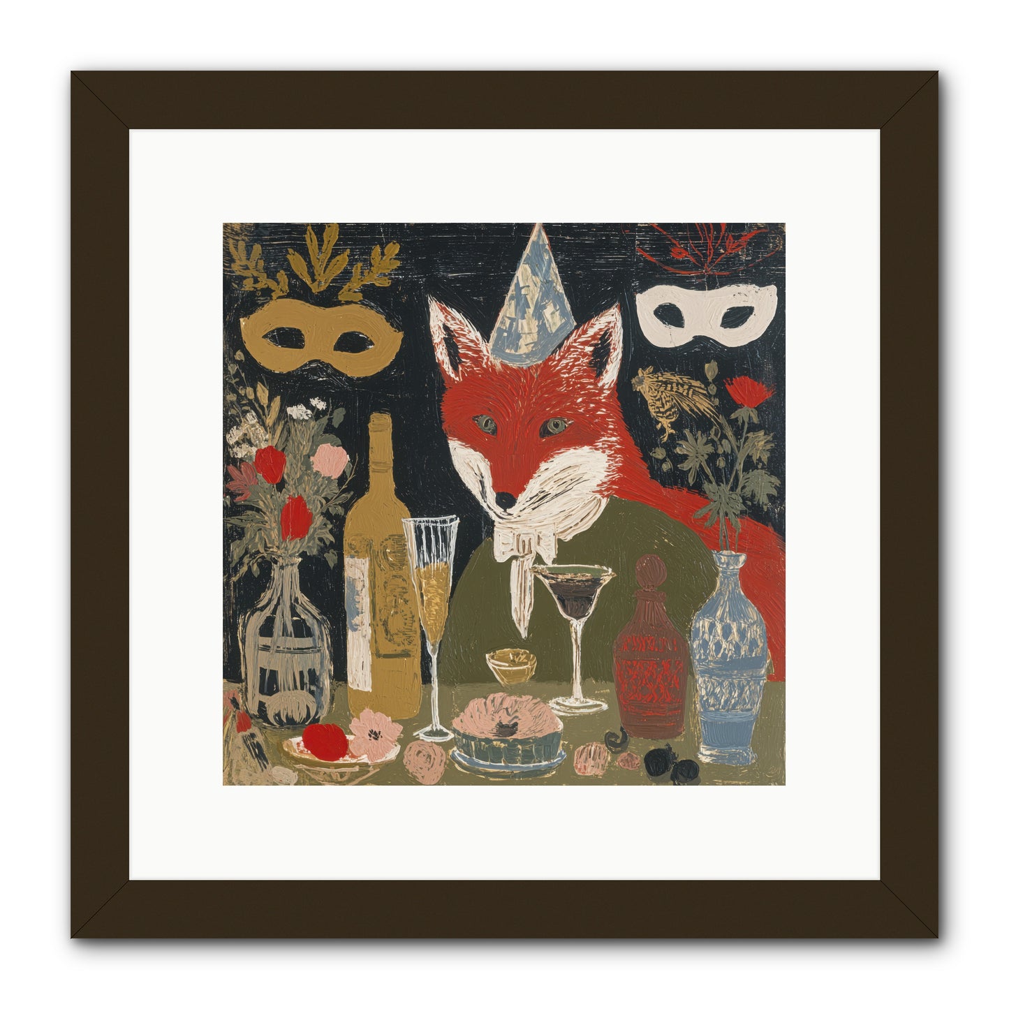 Small Joys -- Framed Print - Black 12x12