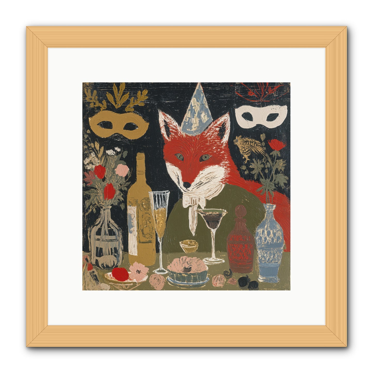 Small Joys -- Framed Print - Natural 12x12