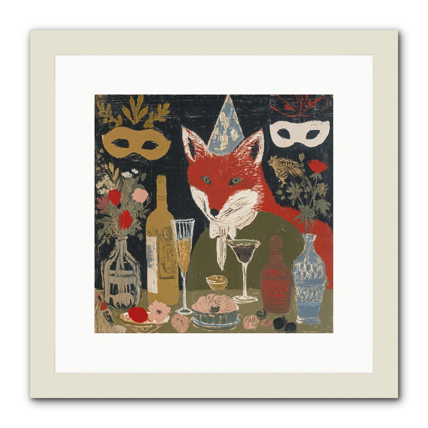 Small Joys -- Framed Print - White 12x12