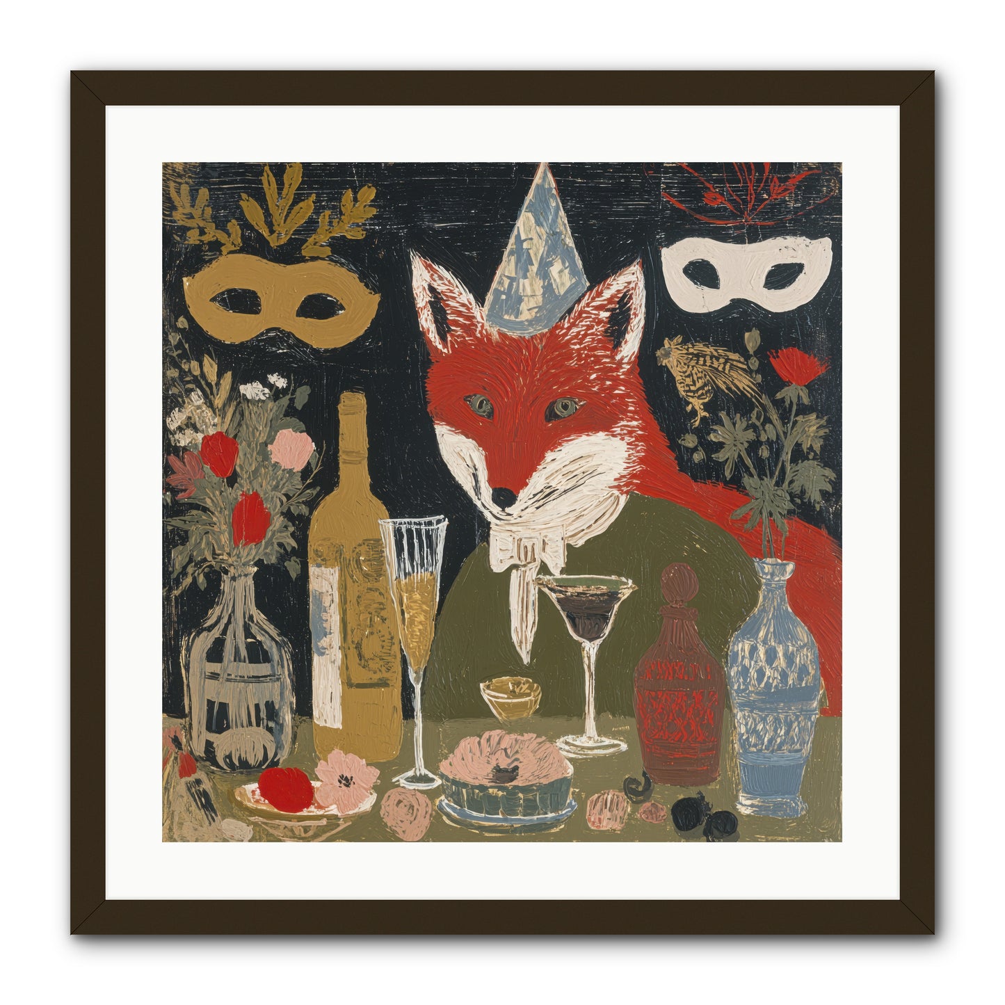 Small Joys -- Framed Print - Black 24x24