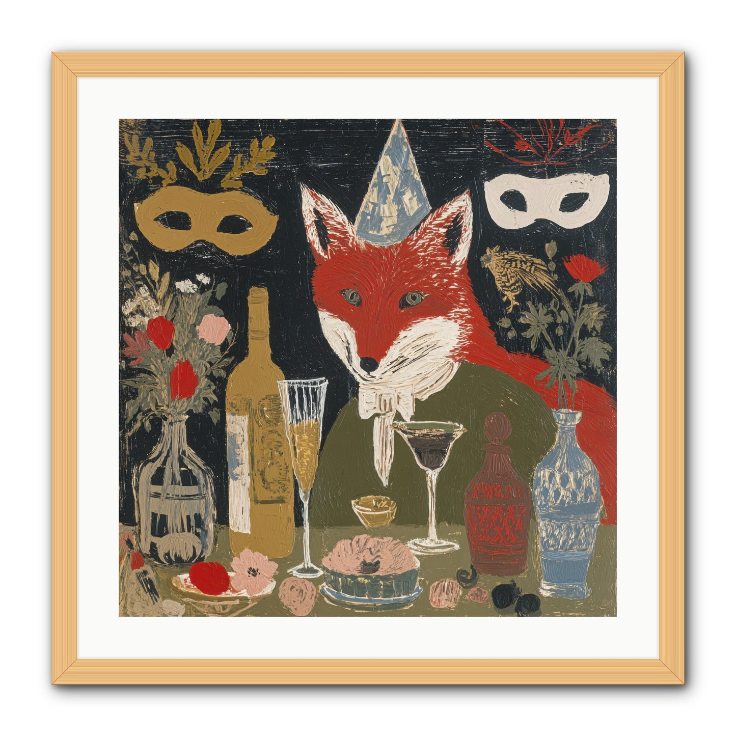 Small Joys -- Framed Print - Natural 24x24