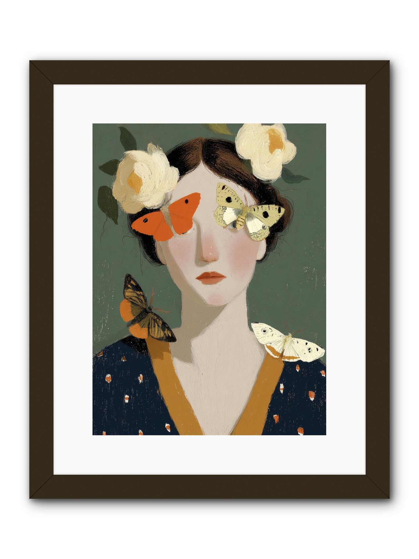 Small Migrations -- Framed Print - Black 12x16