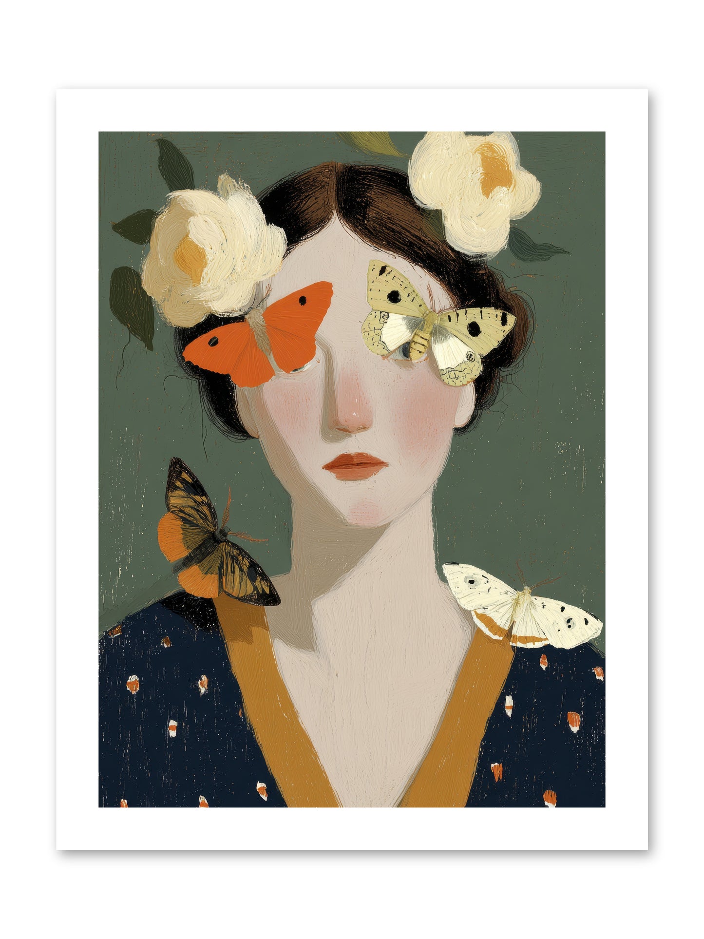 Small Migrations -- Loose Canvas Print 12x16