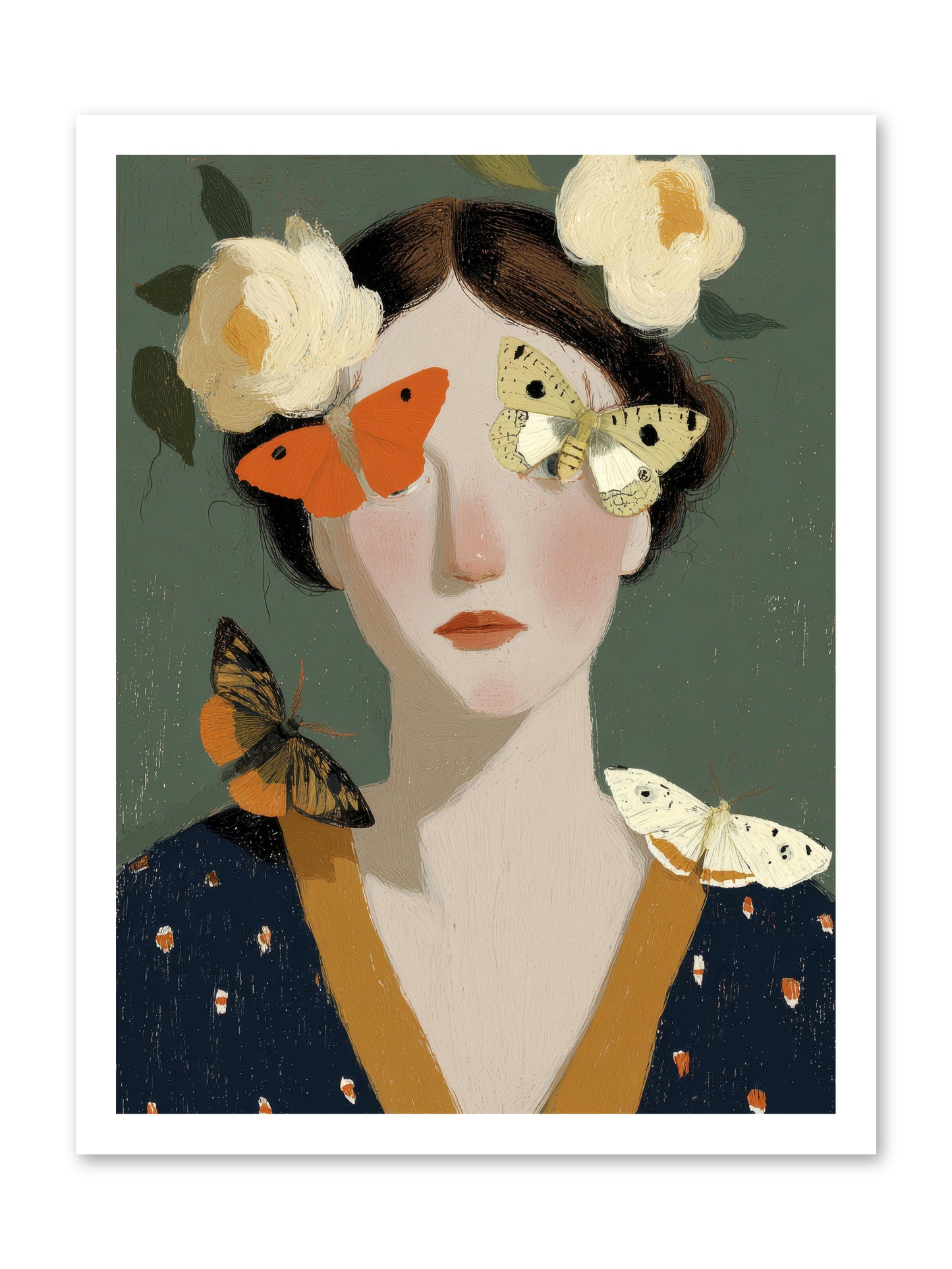 Small Migrations -- Loose Canvas Print 18x24
