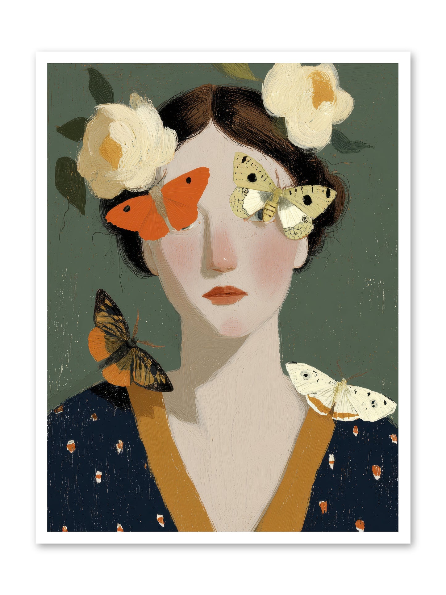 Small Migrations -- Loose Canvas Print 30x40