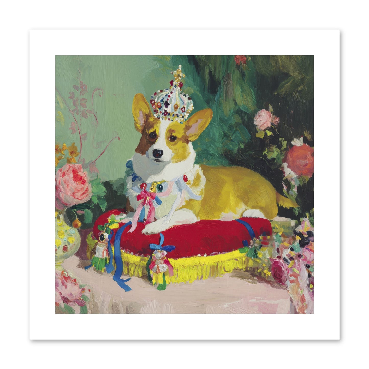Small Royalty -- Paper Print 10x10