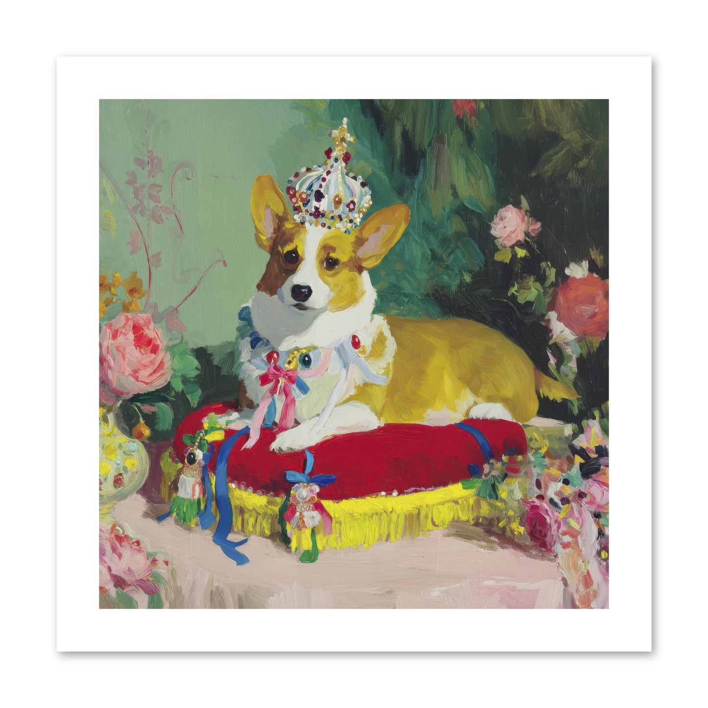 Small Royalty -- Paper Print 12x12