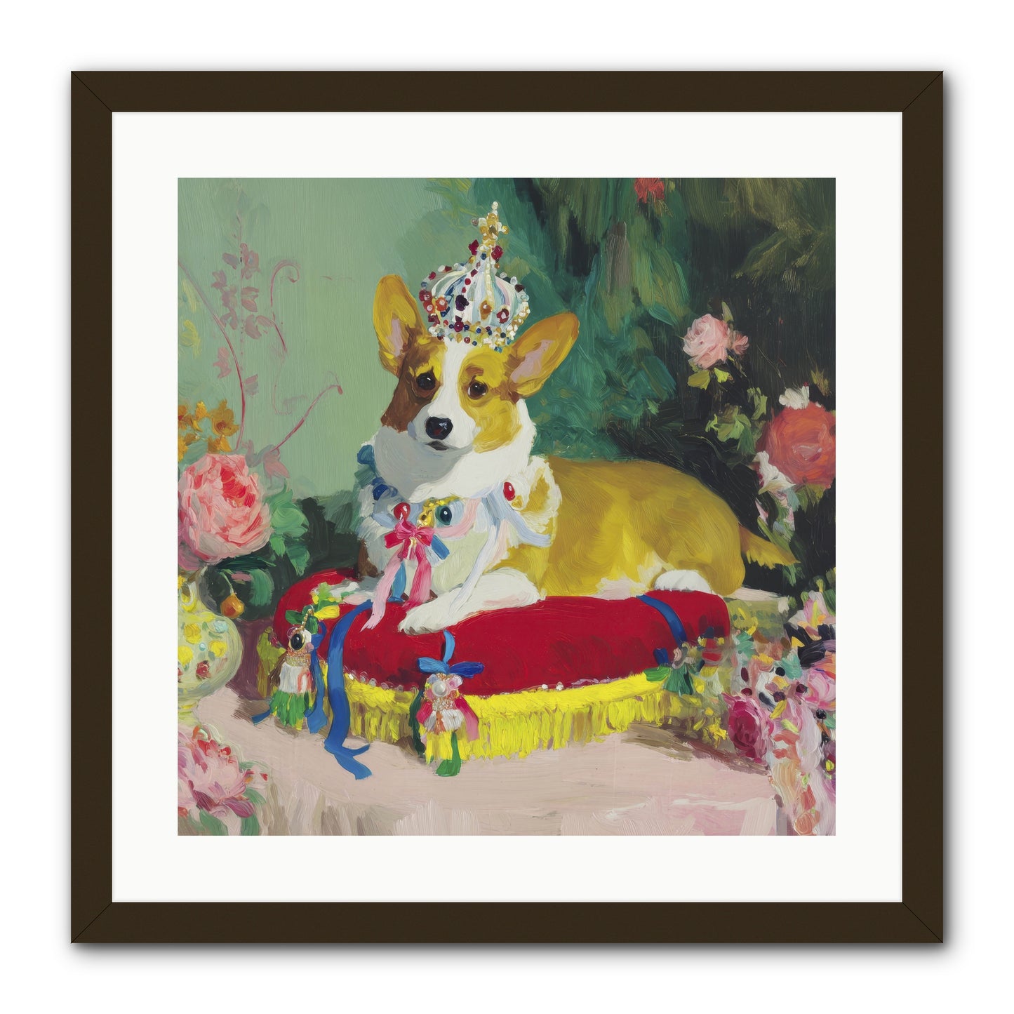 Small Royalty -- Framed Print - Black 20x20
