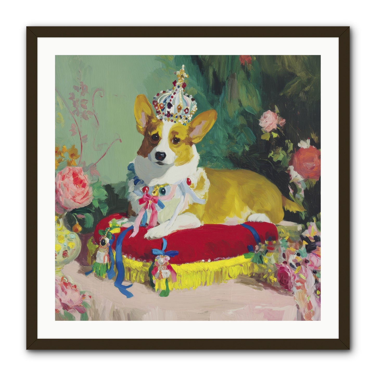 Small Royalty -- Framed Print - Black 30x30