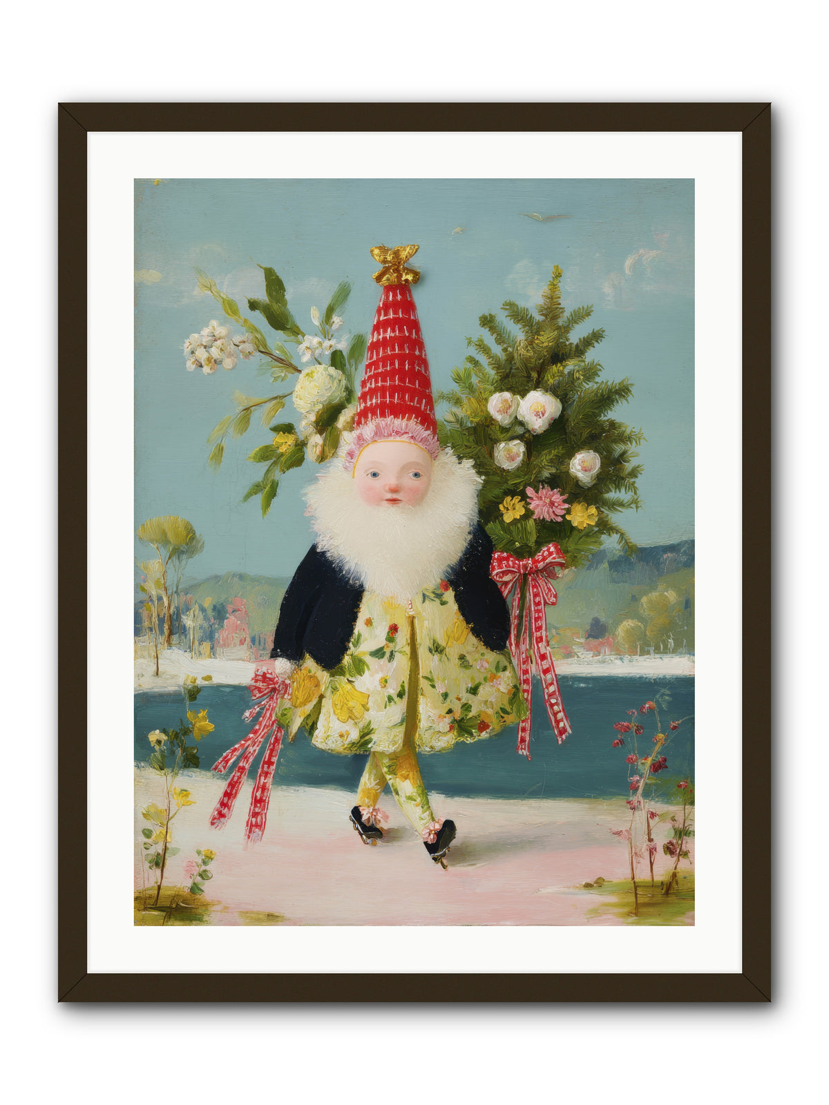 Small Wonder, Big Heart -- Framed Print - Black 24x32