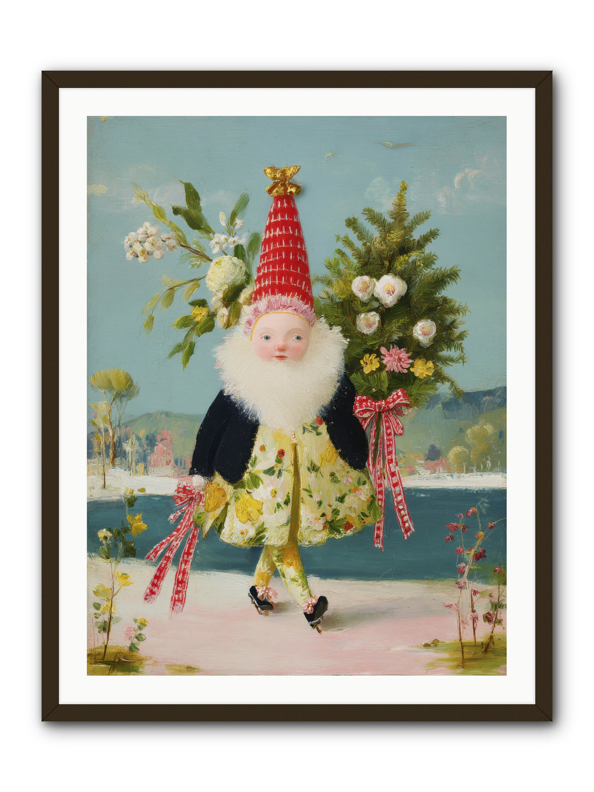 Small Wonder, Big Heart -- Framed Print - Black 30x40