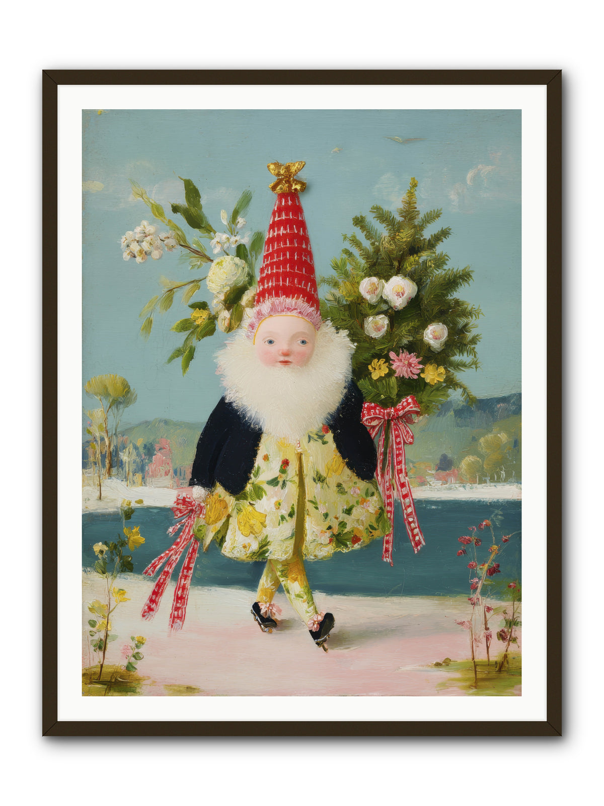 Small Wonder, Big Heart -- Framed Print - Black 36x48