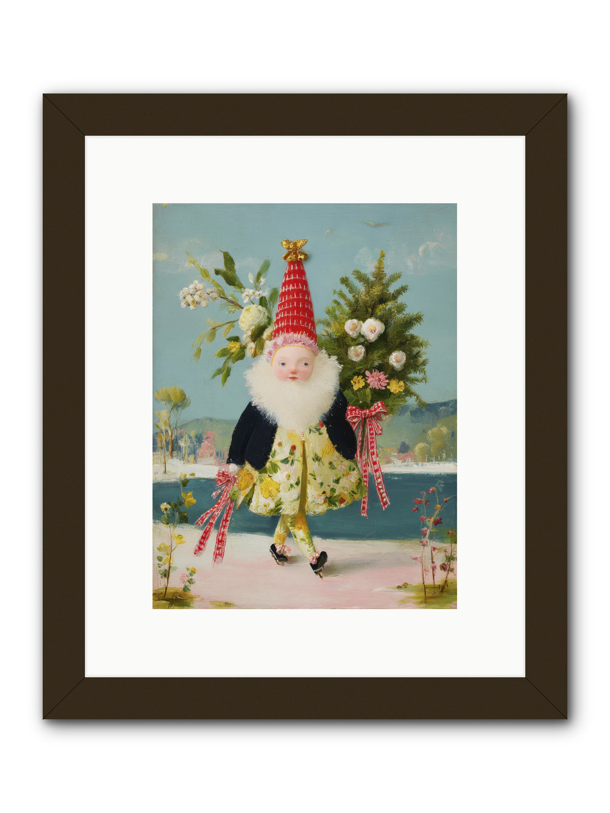 Small Wonder, Big Heart -- Framed Print - Black 9x12