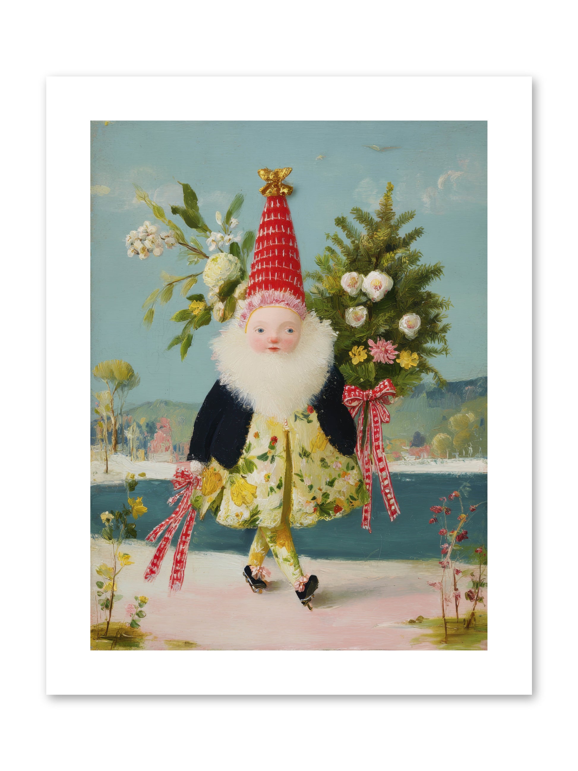 Small Wonder, Big Heart -- Paper Print 9x12