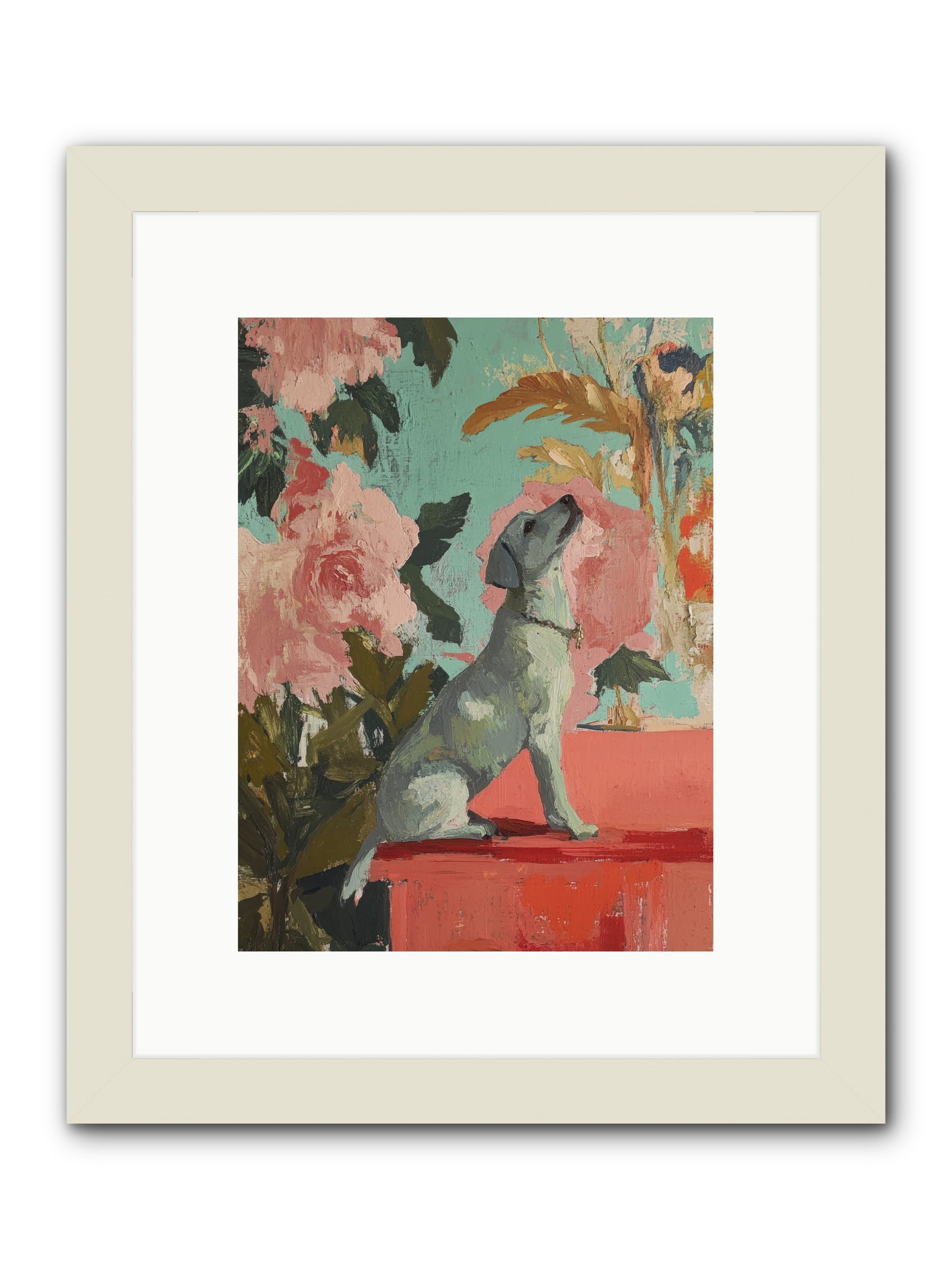 Smile's True Source -- Framed Print - White 9x12