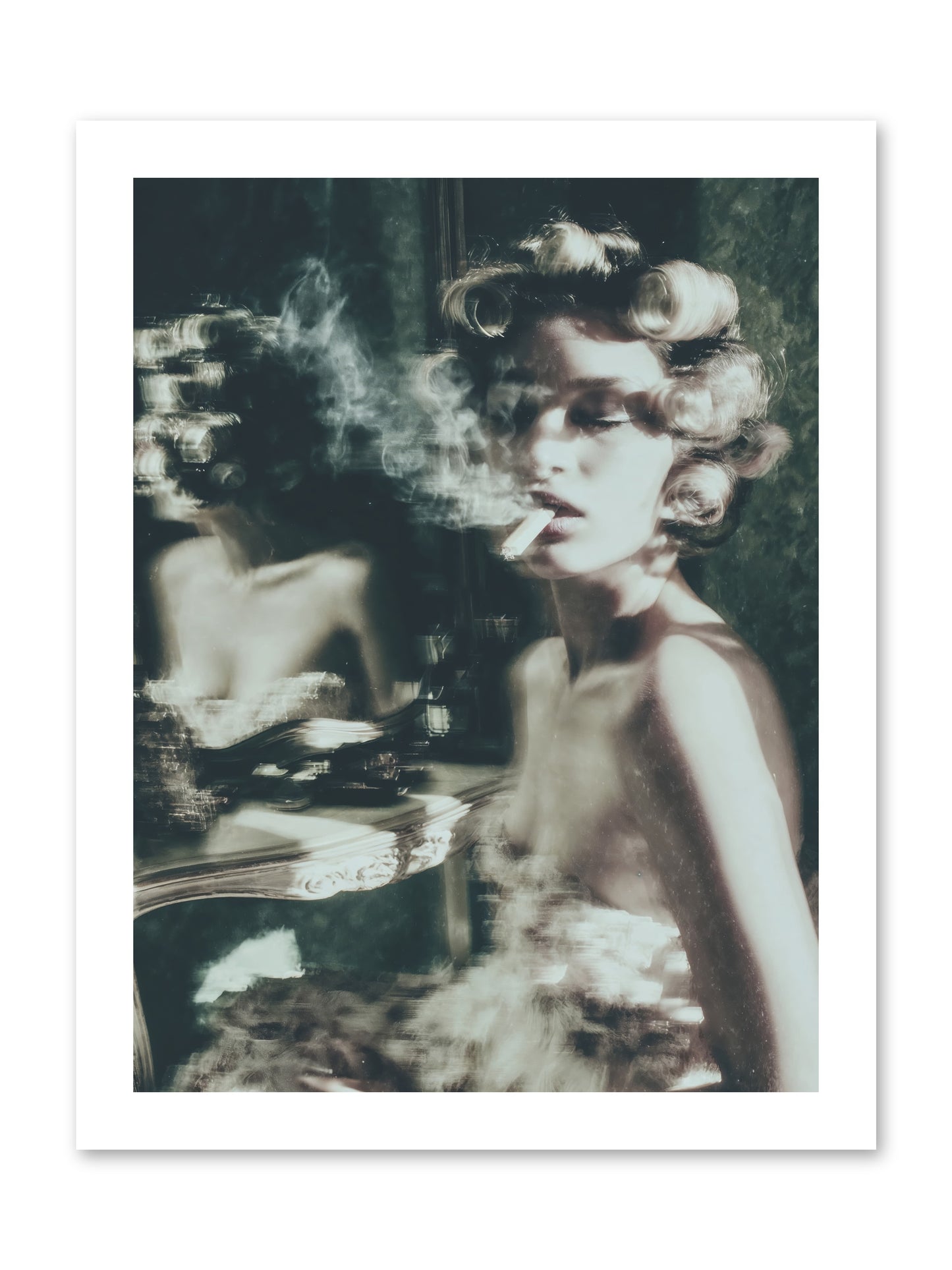Smoke Rings and Patience -- Paper Print 12x16