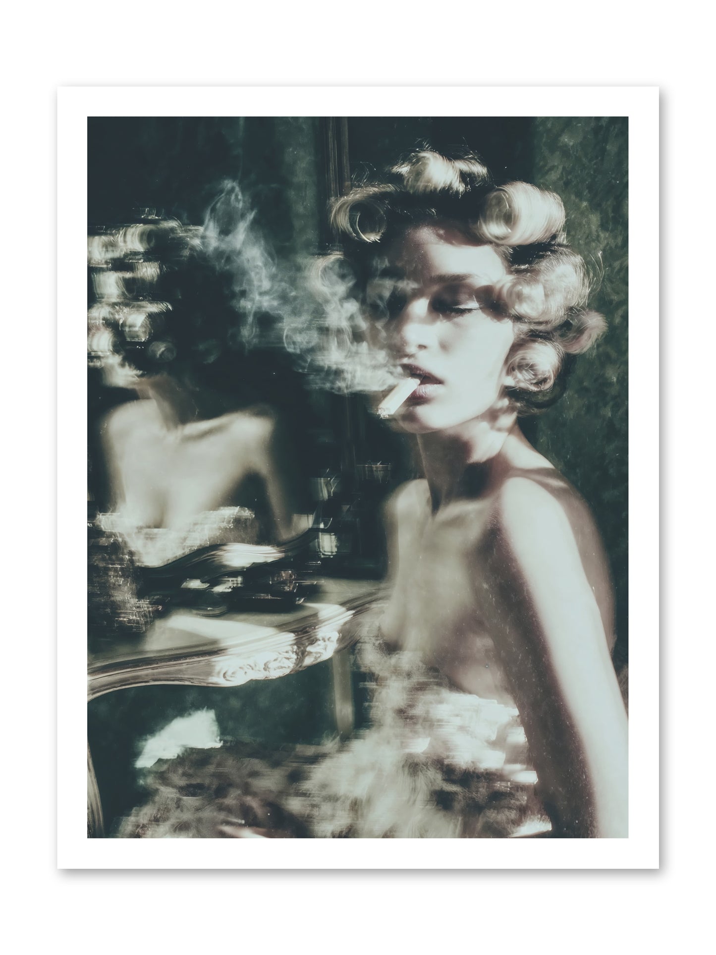 Smoke Rings and Patience -- Loose Canvas Print 18x24