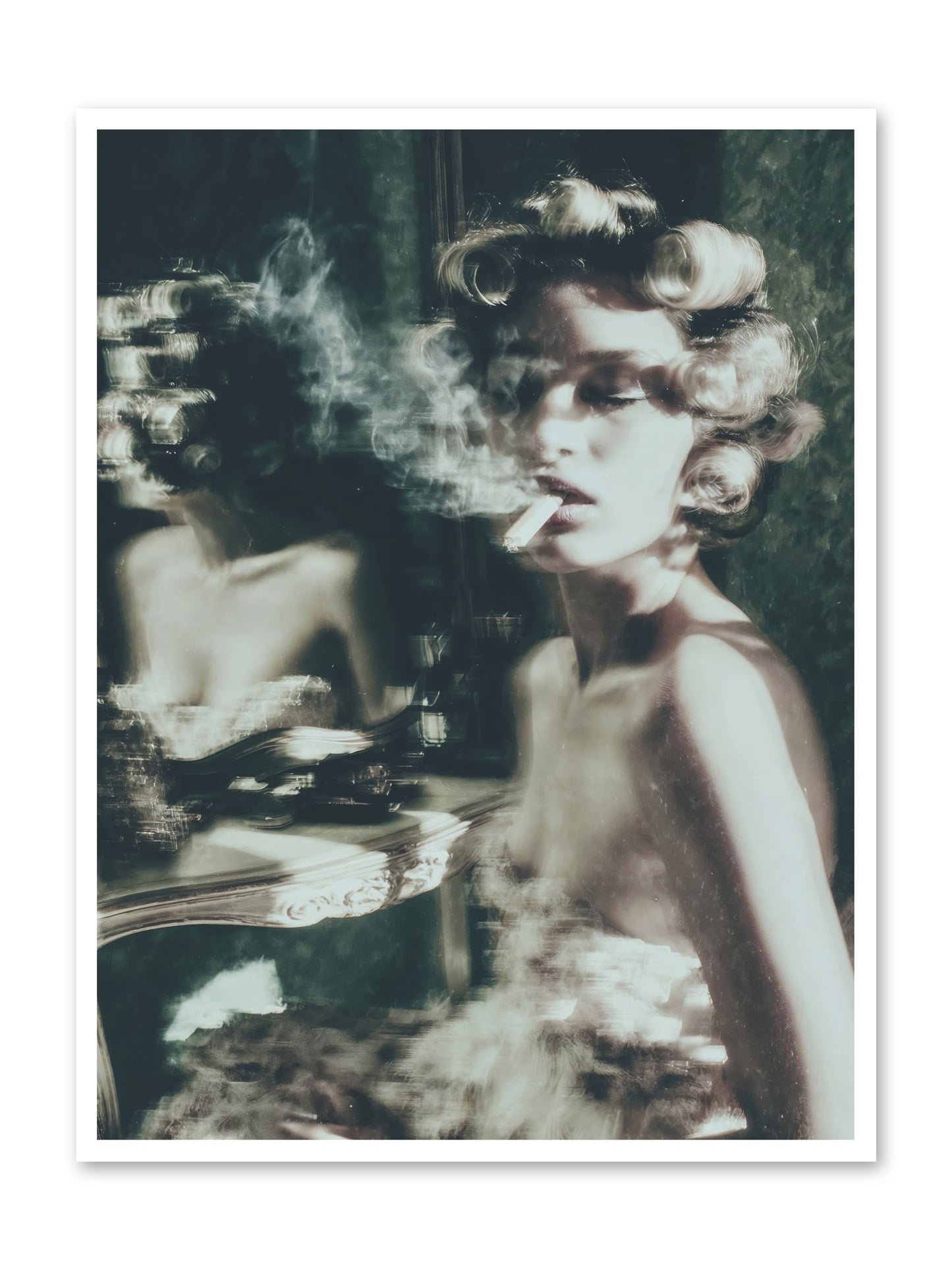 Smoke Rings and Patience -- Paper Print 36x48