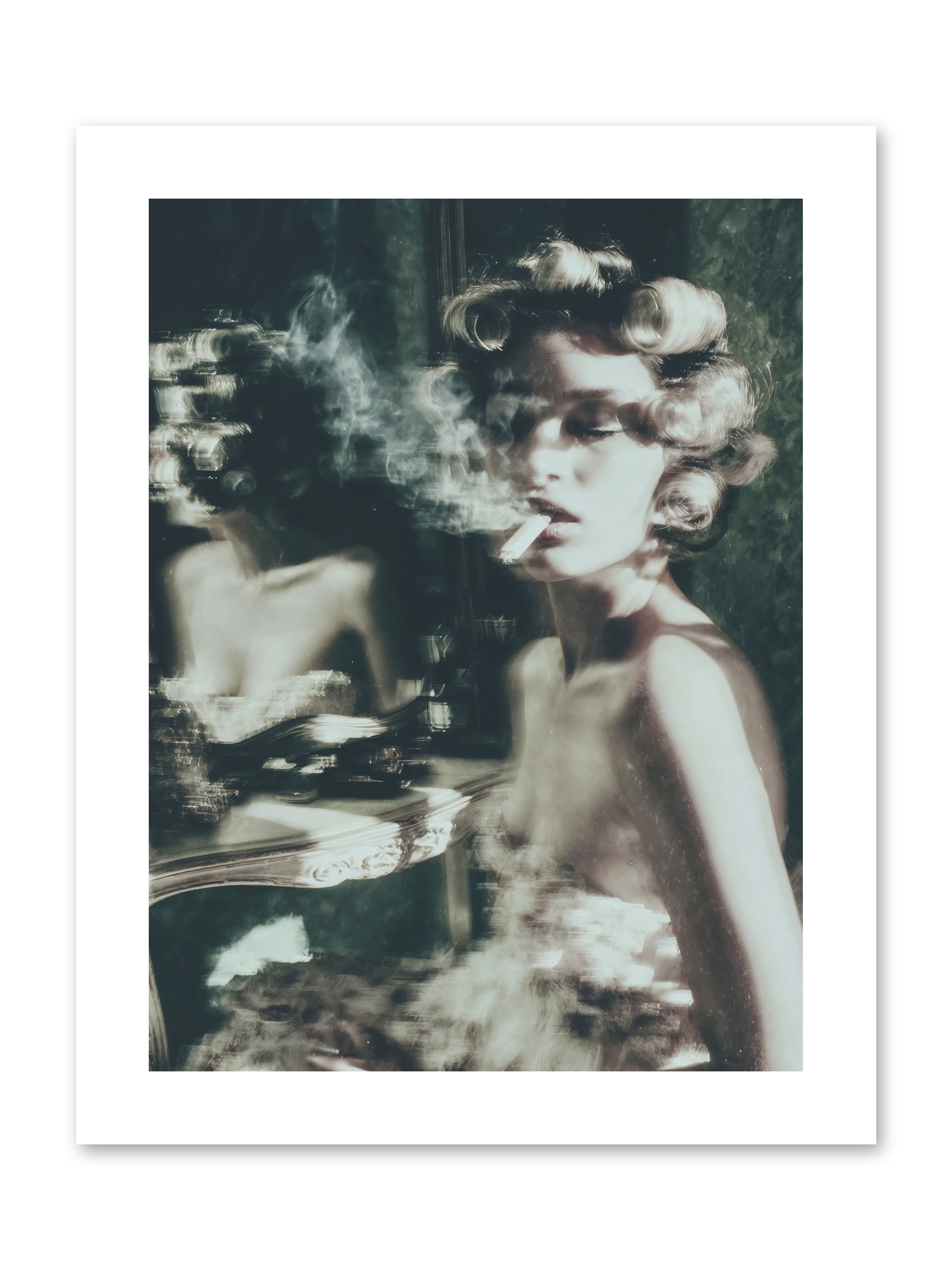 Smoke Rings and Patience -- Paper Print 9x12