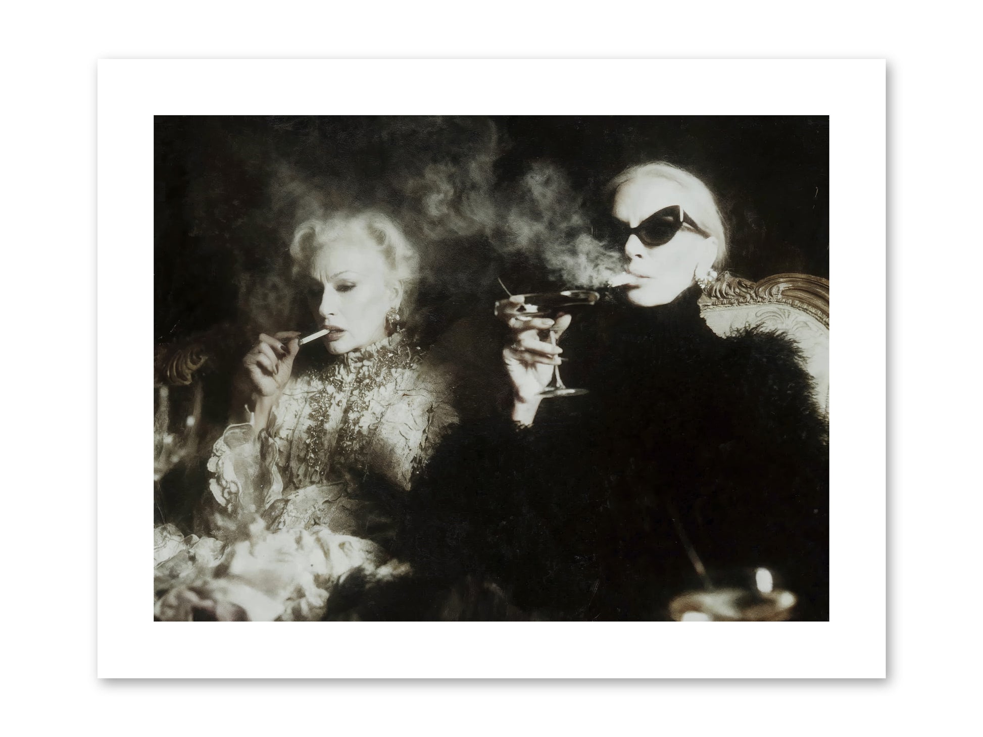 Smoke and Sequins -- Paper Print 12x9