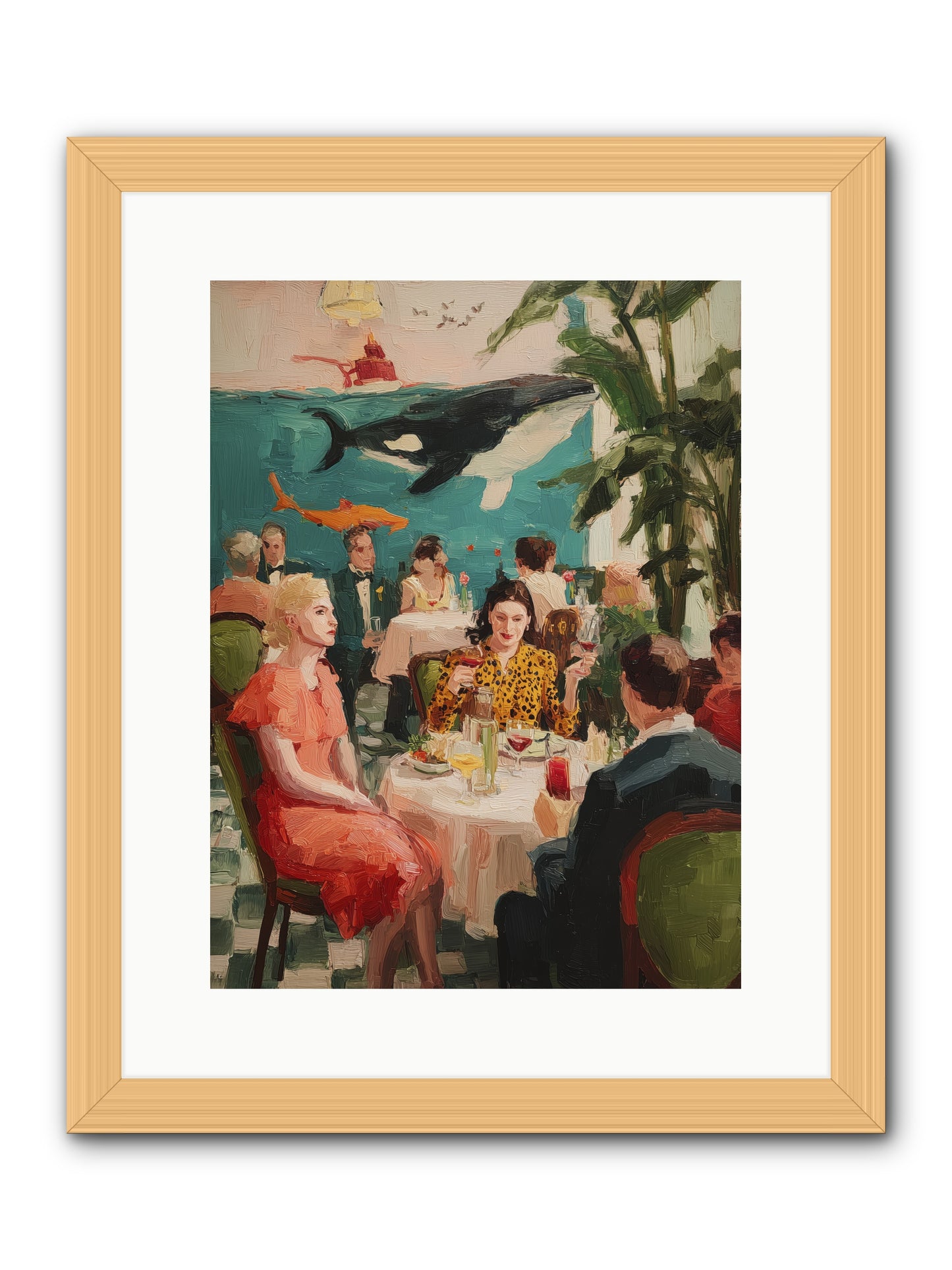 Social Alchemy -- Framed Print - Natural 12x16