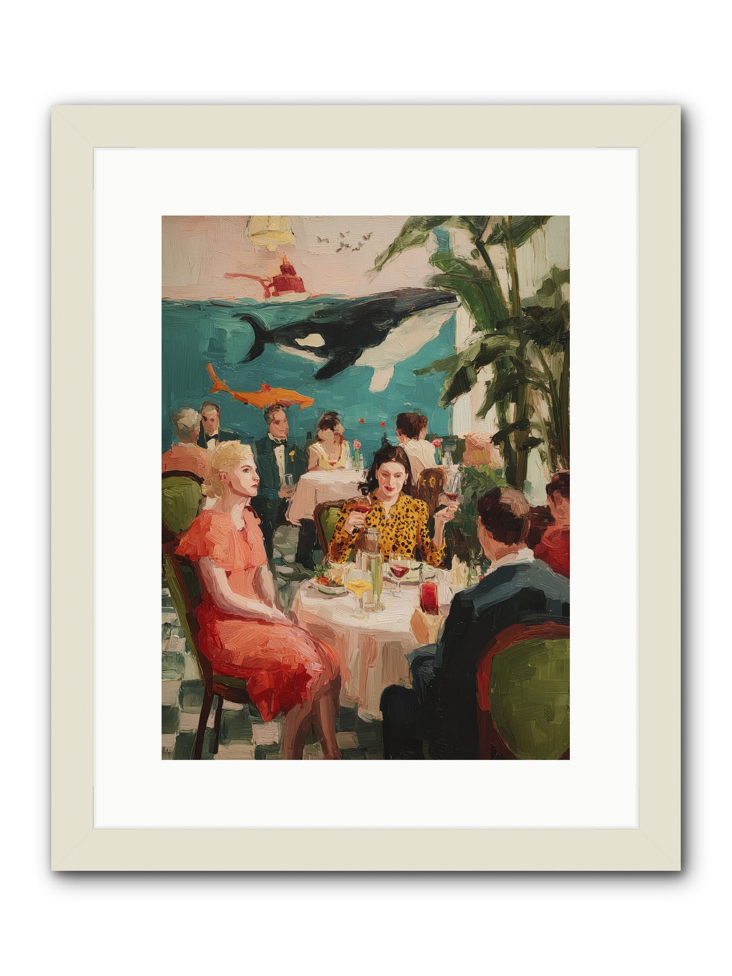 Social Alchemy -- Framed Print - White 12x16