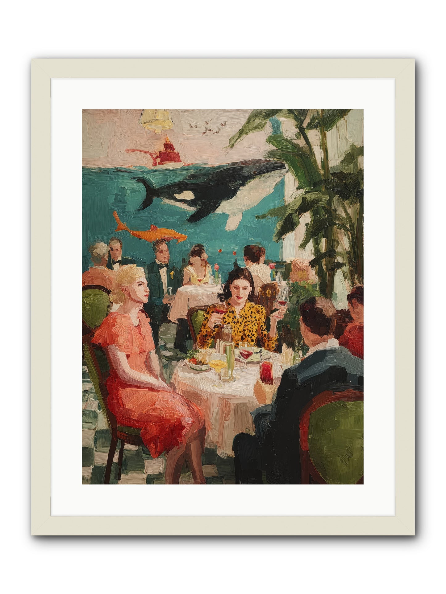Social Alchemy -- Framed Print - White 18x24
