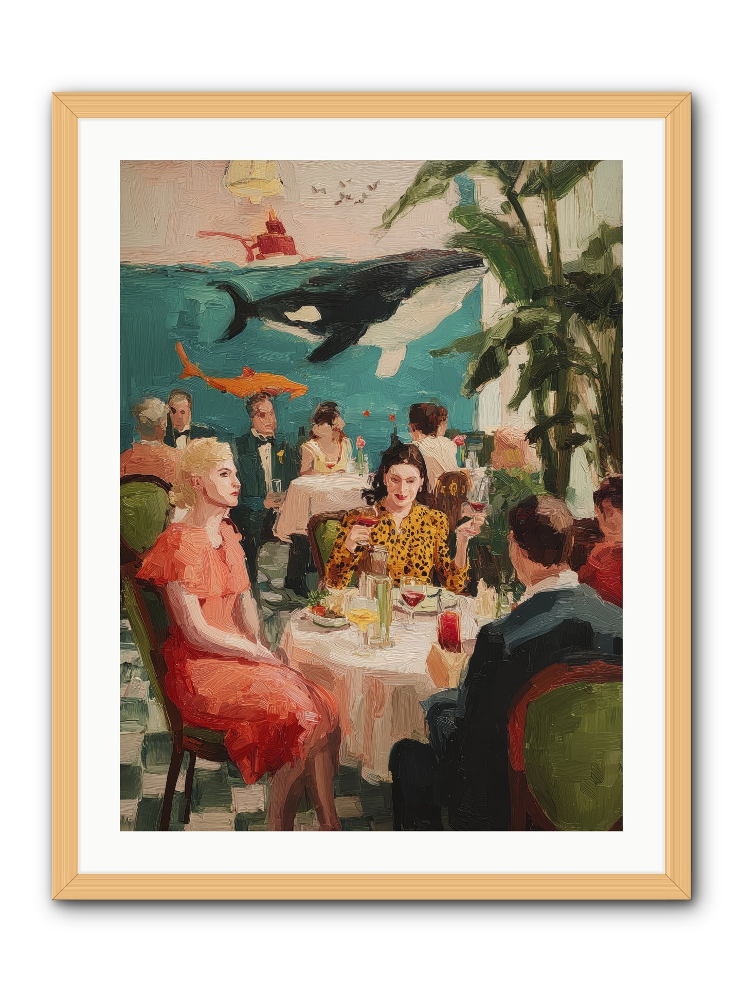 Social Alchemy -- Framed Print - Natural 24x32