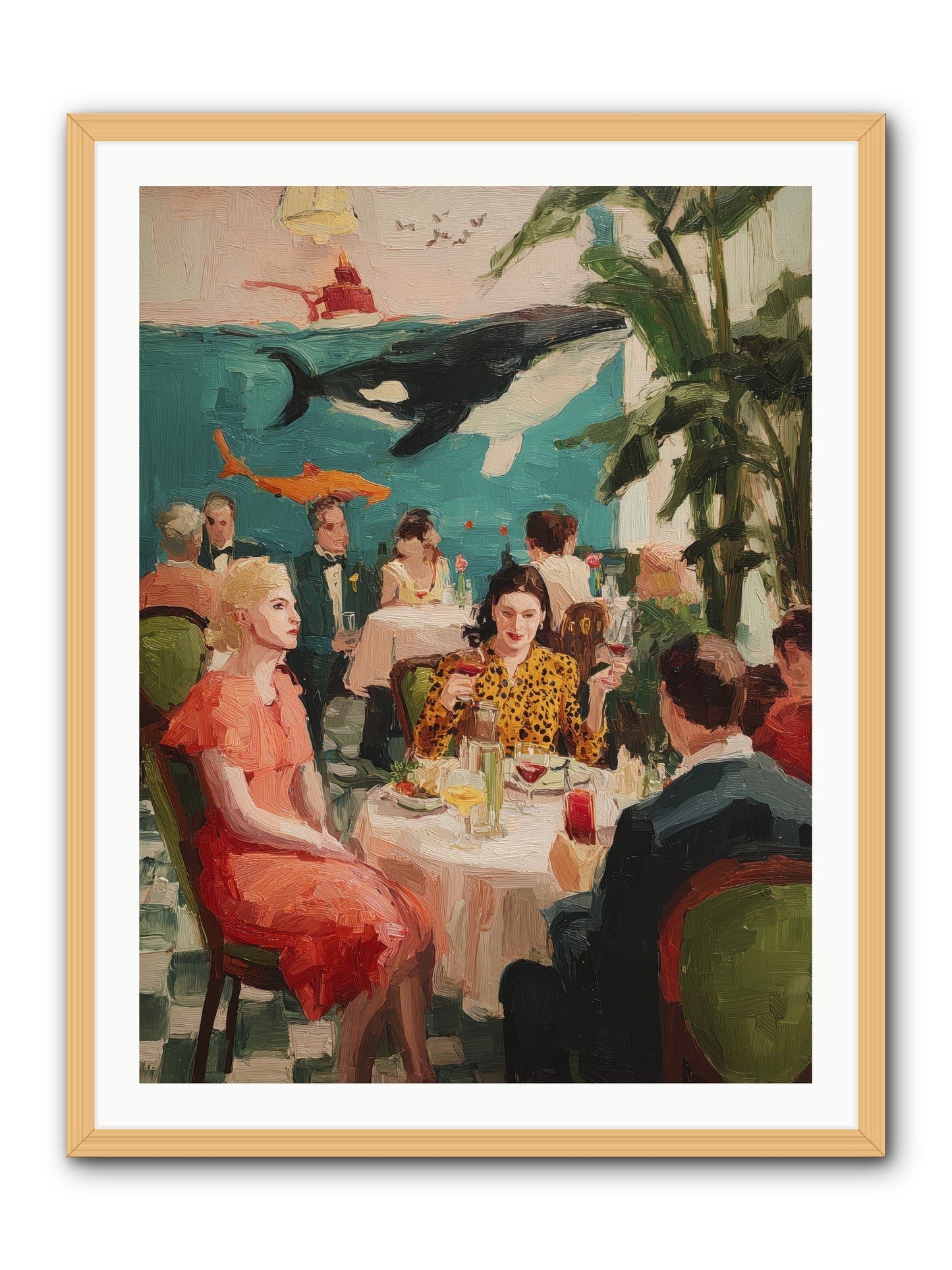 Social Alchemy -- Framed Print - Natural 30x40