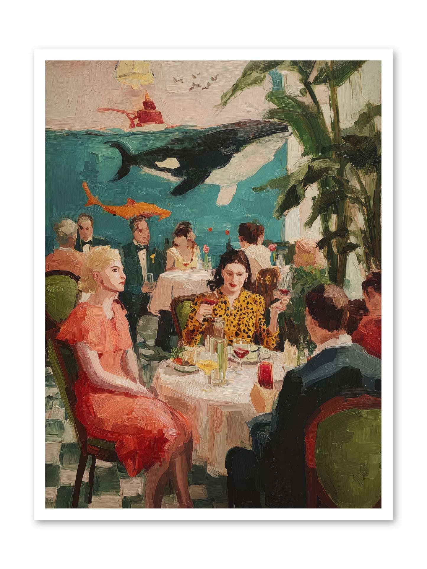 Social Alchemy -- Loose Canvas Print 30x40