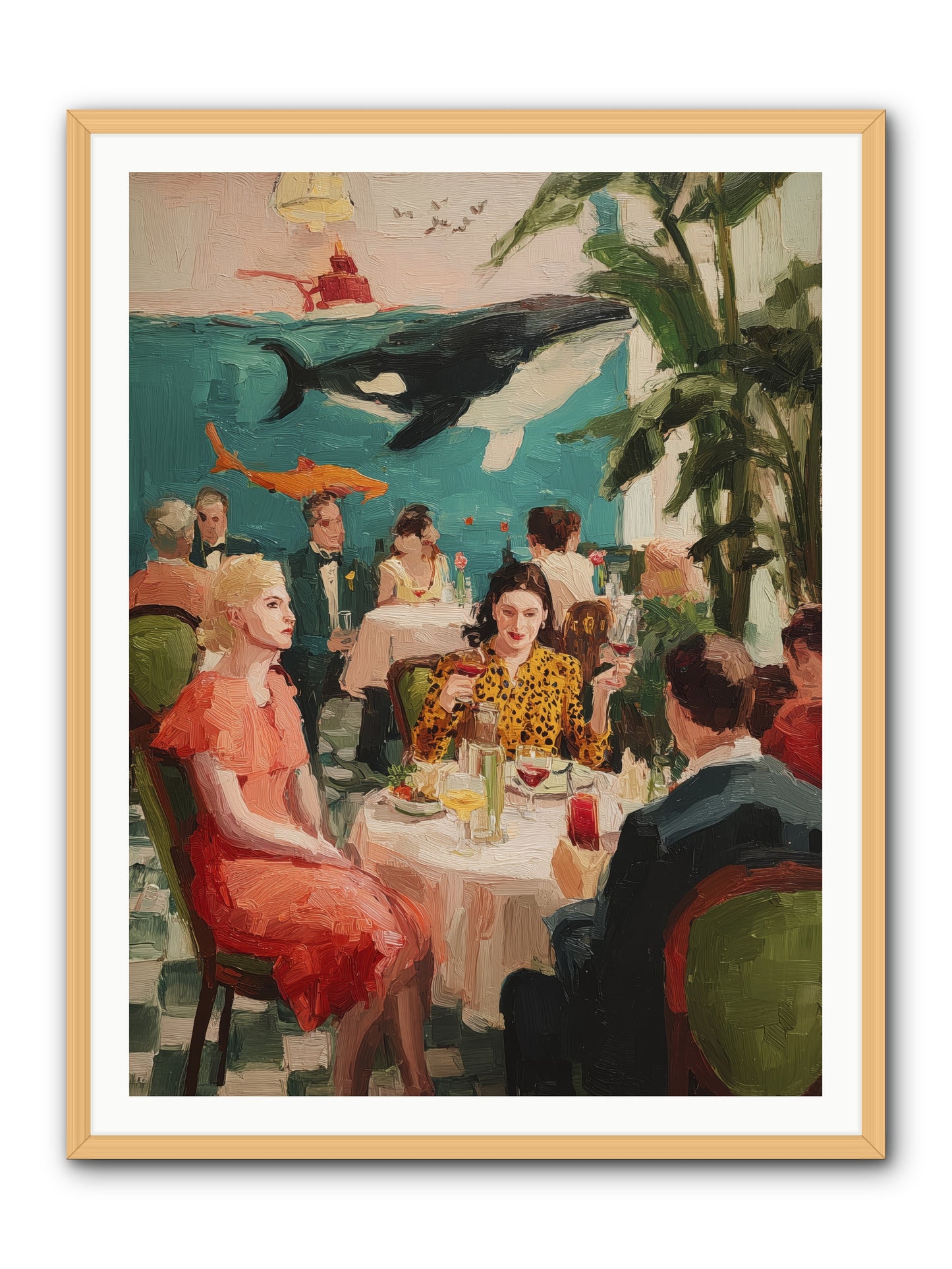 Social Alchemy -- Framed Print - Natural 36x48