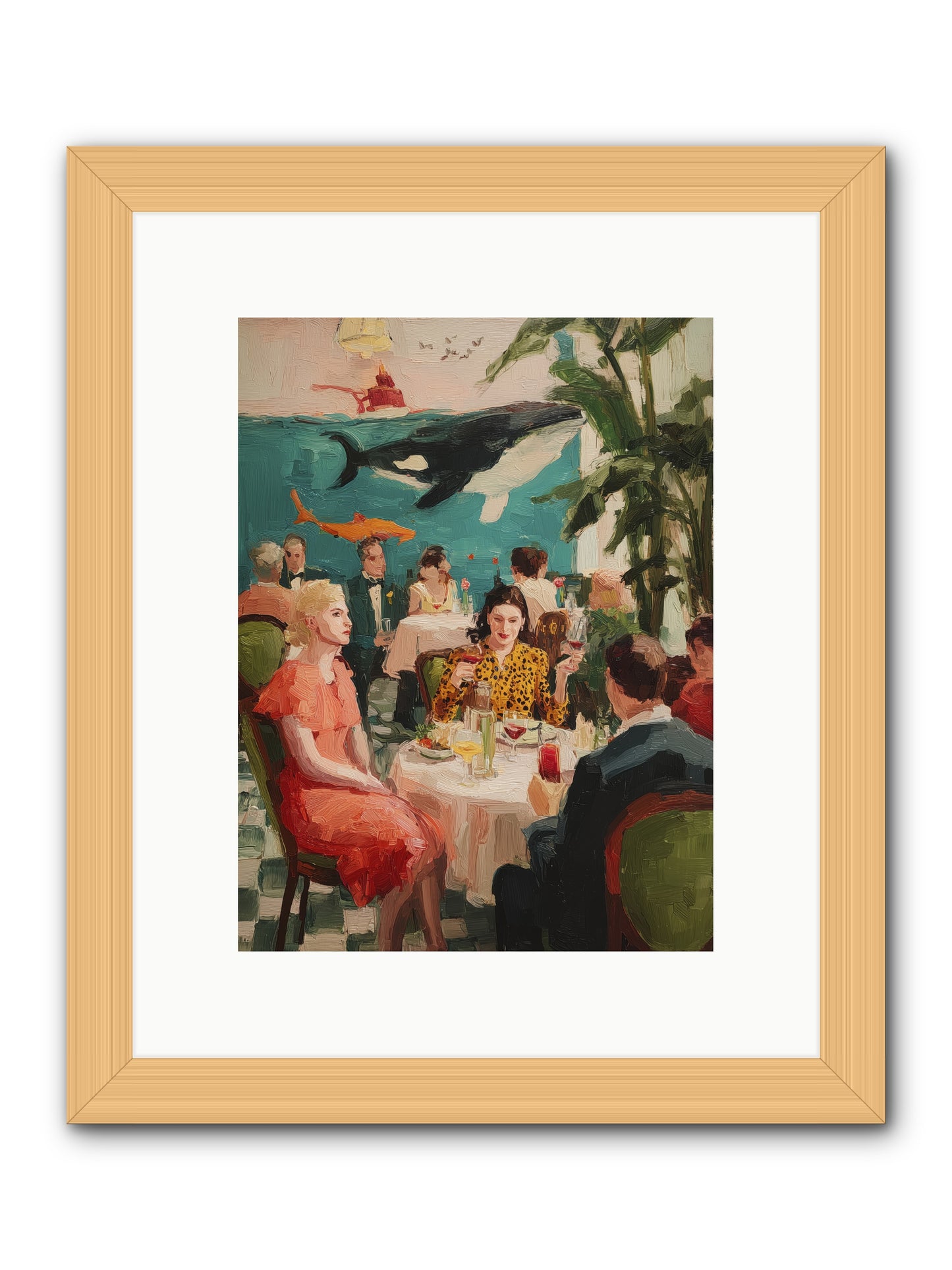 Social Alchemy -- Framed Print - Natural 9x12