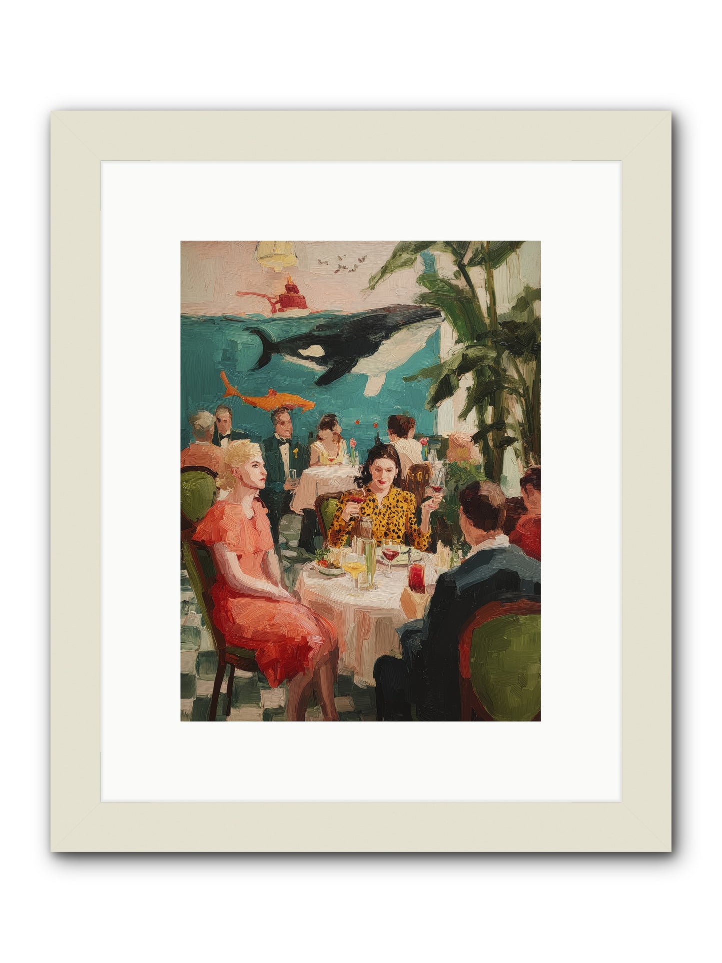 Social Alchemy -- Framed Print - White 9x12