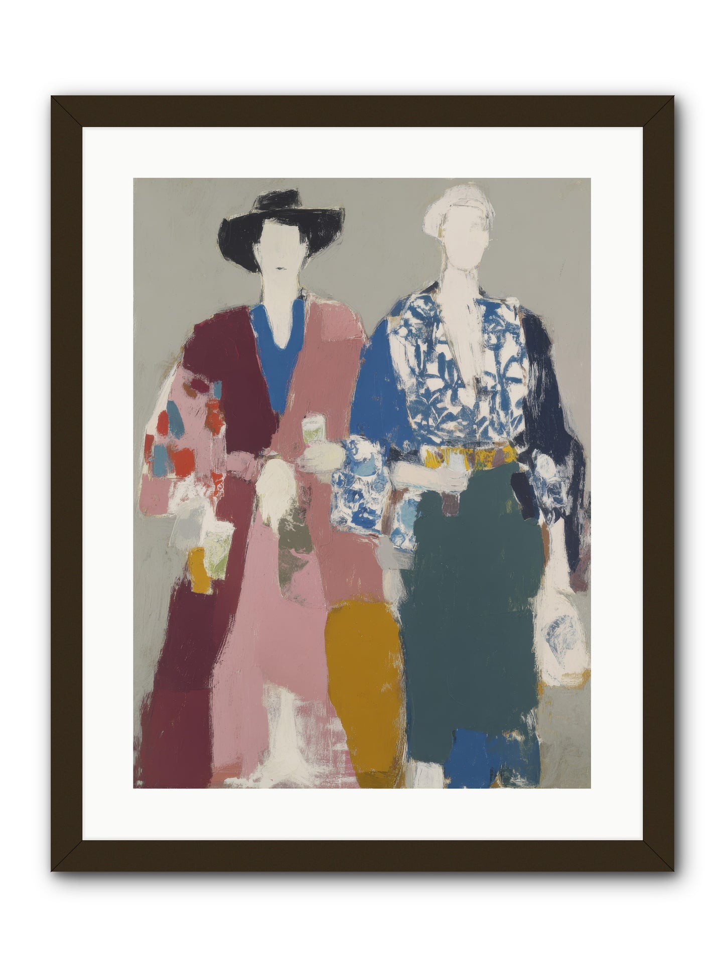 Society of Afternoon Rituals -- Framed Print - Black 18x24