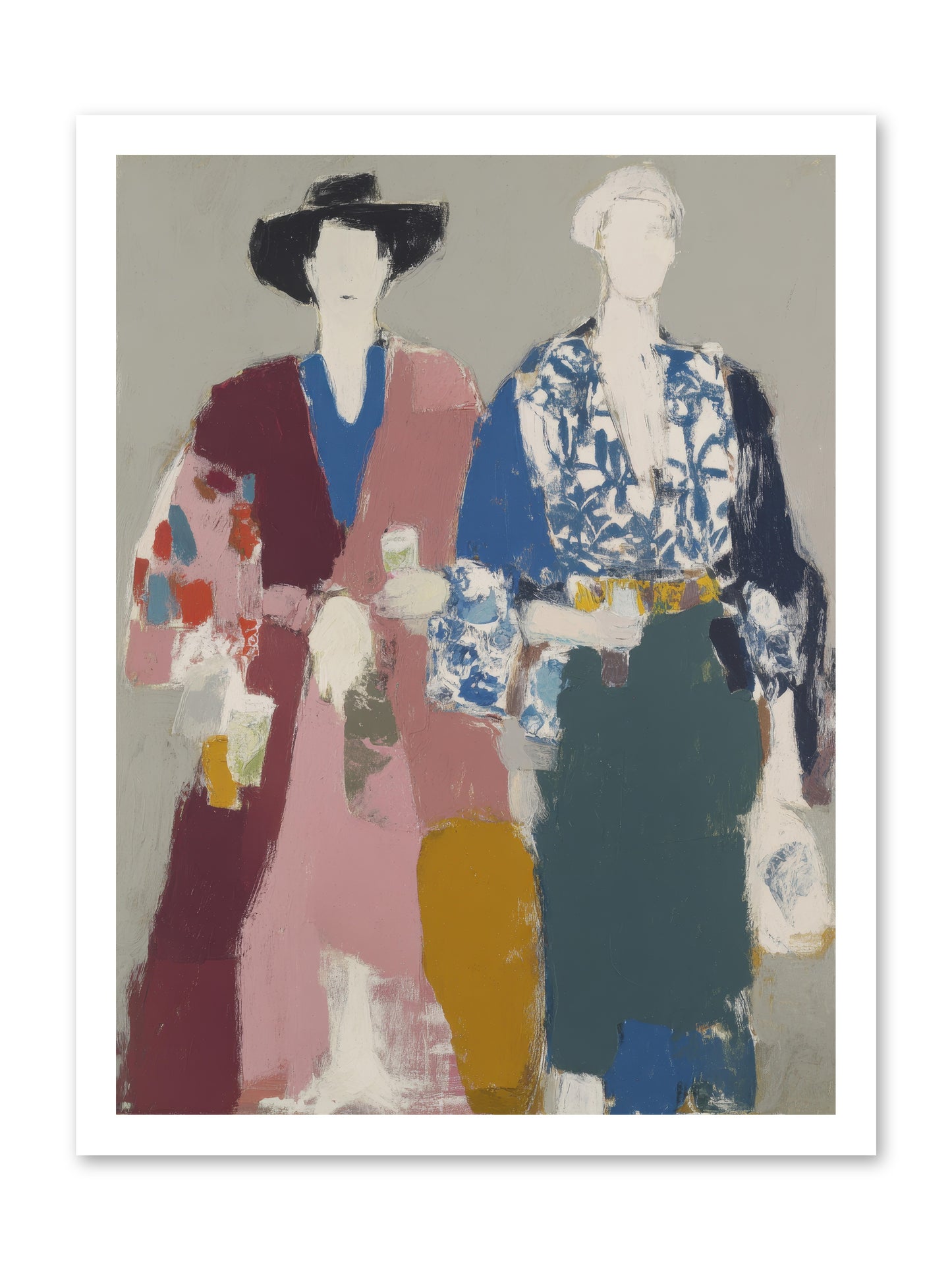 Society of Afternoon Rituals -- Loose Canvas Print 18x24