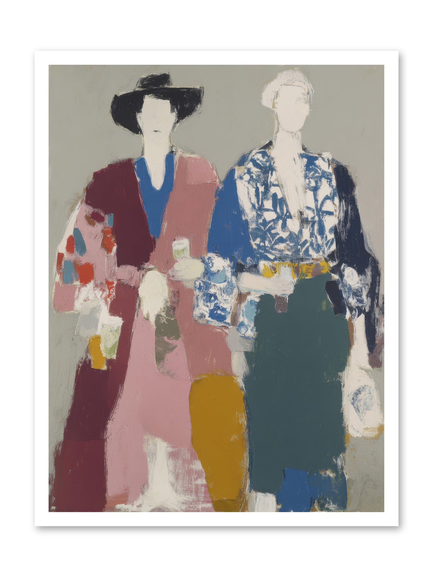 Society of Afternoon Rituals -- Loose Canvas Print 24x32